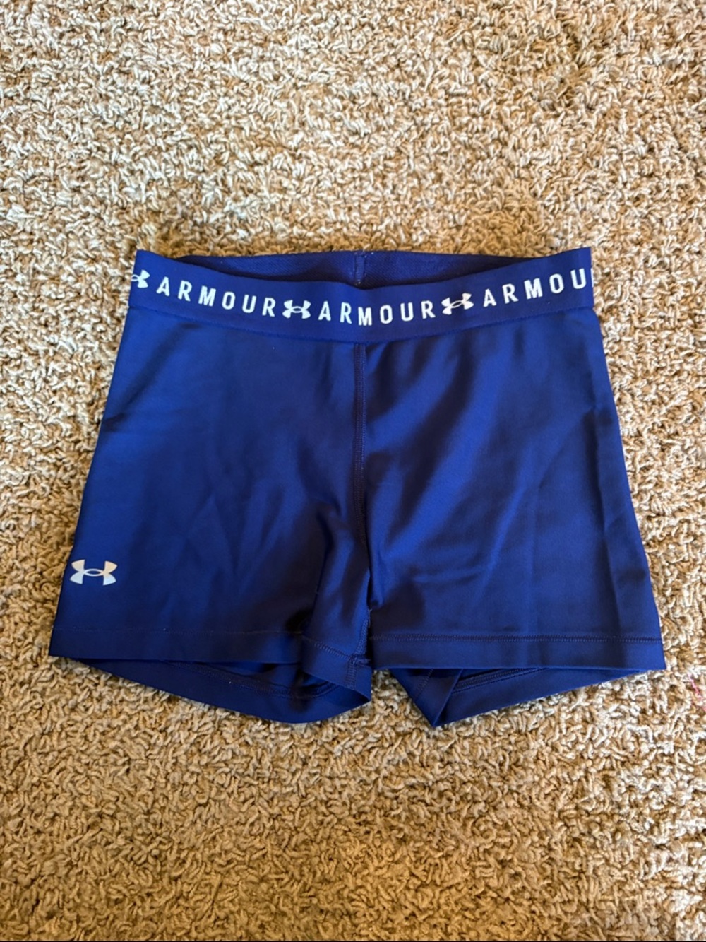 Under Armour Women's Royal Blue Performance Bike Shorts